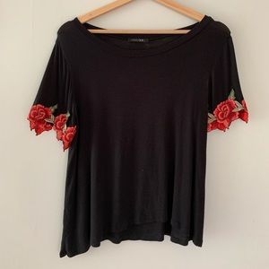 rose sleeve shirt